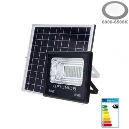 OPTONICA LED Solar-Scheinwerfer "OPT-PF20", 20W, Fernbedienung