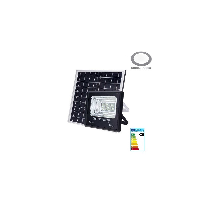 OPTONICA LED Solar-Scheinwerfer "OPT-PF20", 20W, Fernbedienung
