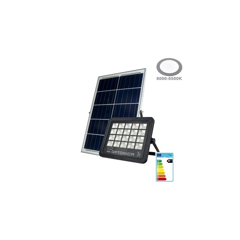 OPTONICA LED Solar-Scheinwerfer "OPT-SS35", 35W, Fernbedienung