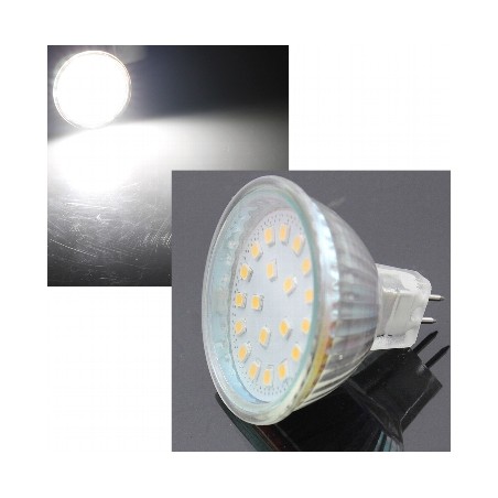 Chilitec LED-Lampe, COB Strahler MR16 "H55 SMD", 12V DC, 5W