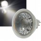 Chilitec LED-Lampe, COB Strahler MR16 "H35 COB", 12V AC/DC, 3W