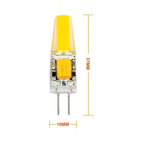 MENGS LED-Stiftsockellampe G4, 12V AC/DC, 3W, SMD LED