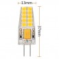 MENGS LED-Stiftsockellampe G4, 12V AC/DC, 3W, 20 SMD LED