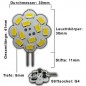 PB LED-Stiftsockellampe G4, 12V AC/DC, 3W, dimmbar