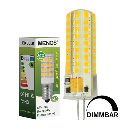 MENGS LED-Stiftsockellampe G4, 12V AC/DC, 7W, dimmbar