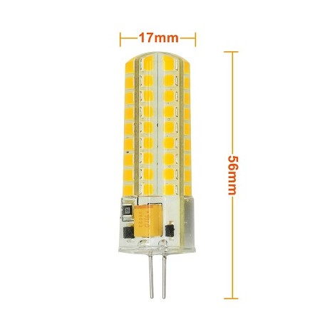 MENGS LED-Stiftsockellampe G4, 12V AC/DC, 7W, dimmbar
