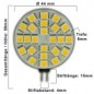 Isoled LED-Stiftsockellampe G4, 12V DC, 3W