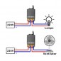 HM RF Funksteuerung mit 2 Fernbedienungen, 230V, 3000W