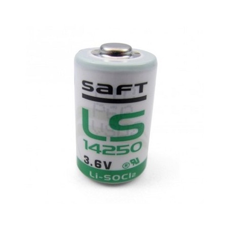 Saft 14250 Lithium-Thionyl-Clorid Batterie (1/2 AA), 3.6V