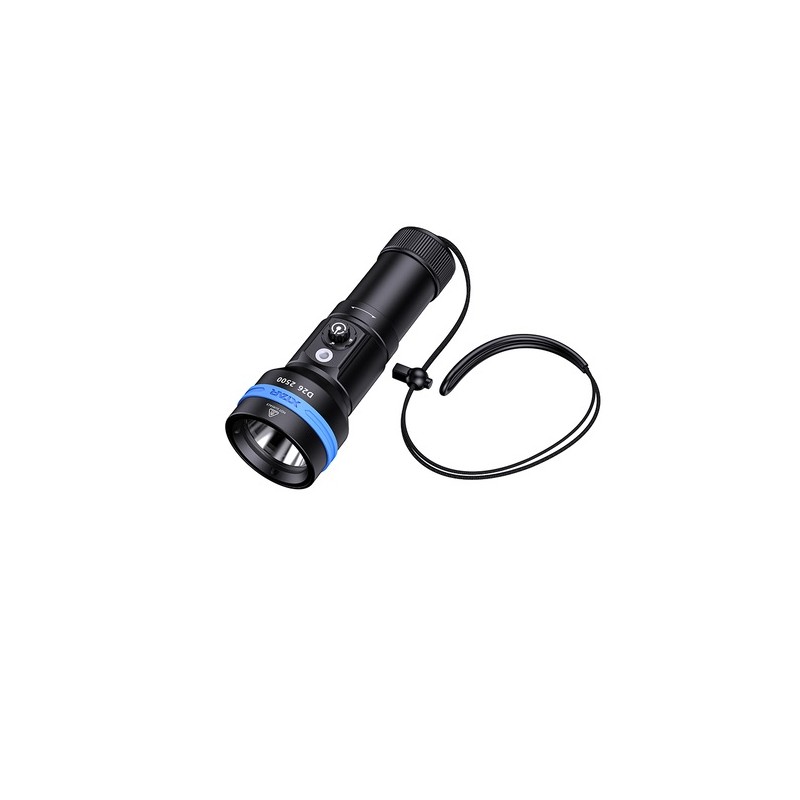 XTAR LED-Taucherlampe "D26-2500", Cree-XHP50.2 LED, 4 Modus