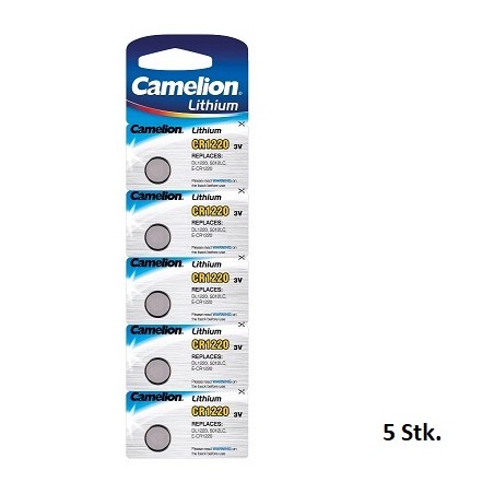 Camelion CR1220 - Lithium Knopfzelle, 3V