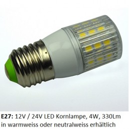 E27 LED Lampe, Korn-...