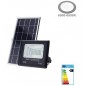 OPTONICA LED Solar-Scheinwerfer "OPT-PF12", 12W, Fernbedienung