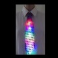 HM LED Pailetten-Krawatte, multicolor LED'S, Farbwechsel,