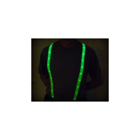 HM LED Hosenträger, weiss, orange, rot, grün, blau, pink