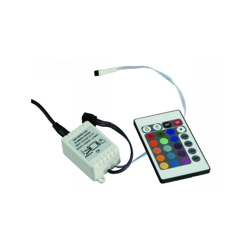 McShine RGB-Controller mit 44 Tasten FB, DC12-24V, 6A