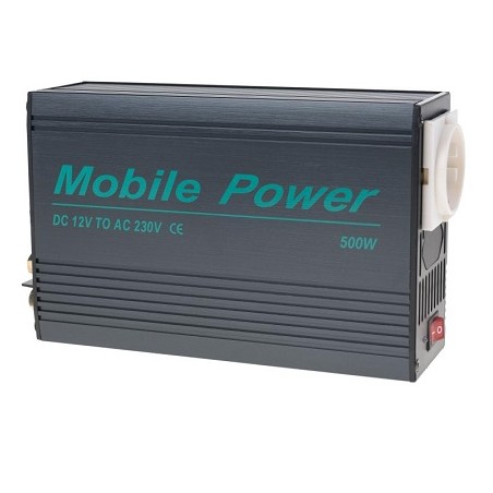 Mobile Power DC/AC Wechselrichter "KV-500", 12V/500W