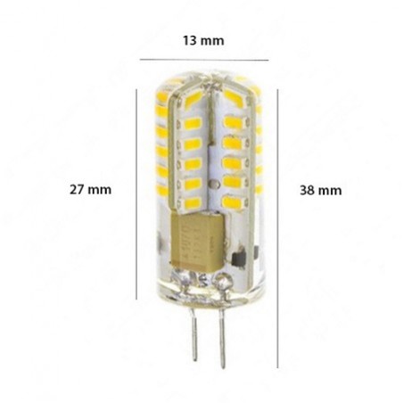 LEDKIA LED-Stiftsockellampe G4, 12V AC/DC, 3W