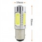 MENGS LED Lampe BA15s, 11W, 10-30 V DC, 5 COB LED's