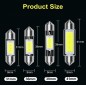 HM LED-Soffitte SV8.5, C5W, COB, 1W/2W, 31/36/41mm