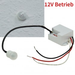 Chilitec LED-Einbaubewegungsmelder "CT-PIR Mini 12V", 60W