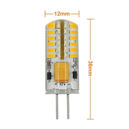 MENGS LED-Stiftsockellampe G4, 12V DC, 3W, dimmbar