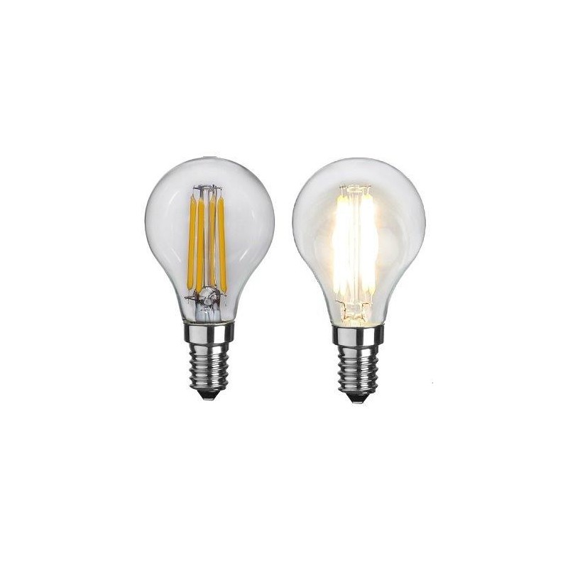 Star Trading LED Lampe, Birne "Fila P45", E14, 12V/24V DC, 2.2W