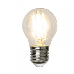 Star Trading LED Lampe, Birne "Fila G45", E27, 12V/24V AC/DC, 2.0W