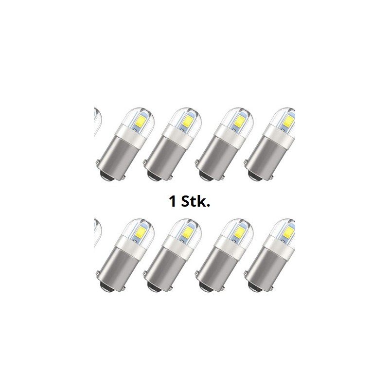 HM LED Lampe BA9s, 12V DC, 1.5W, 2 SMD 3030 LED