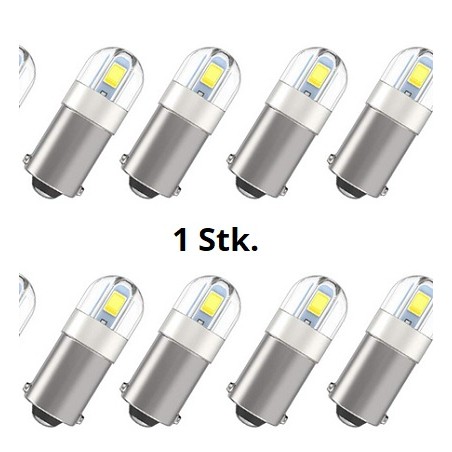 HM LED Lampe BA9s, 12V DC, 1.5W, 2 SMD 3030 LED