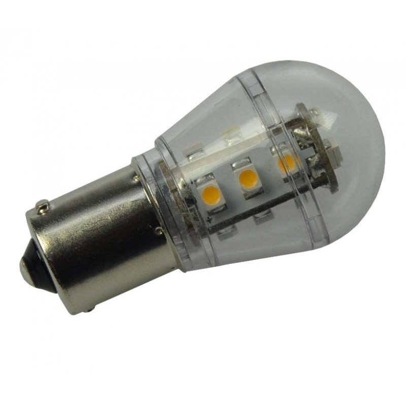 David Com. BA15s / 1156 LED Lampe, 1.6W, 10-30V, 15 LED's, dimmbar