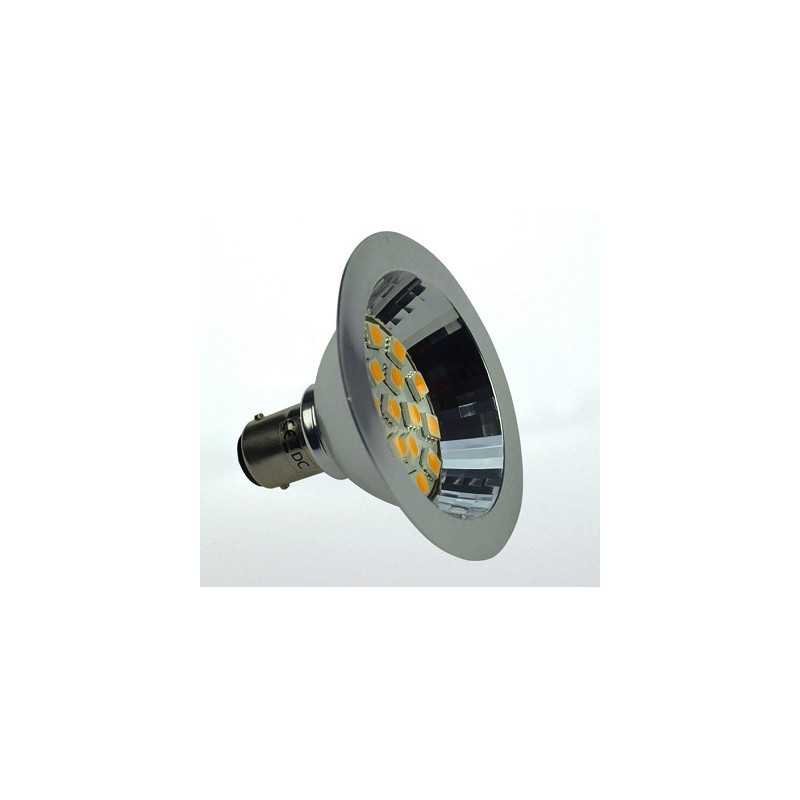 David Com. BA15d LED Lampe, Spot, 2.7W, DC10-30V, 18 LED's