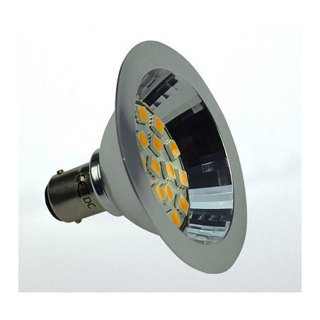 David Com. LED Lampe BA15d, Spot, 2.7W, DC10-30V, 18 LED's