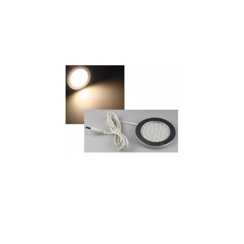 Chilitec LED Aufbau-Unterbau Leuchte "ABL-R90", 12V DC, 3W