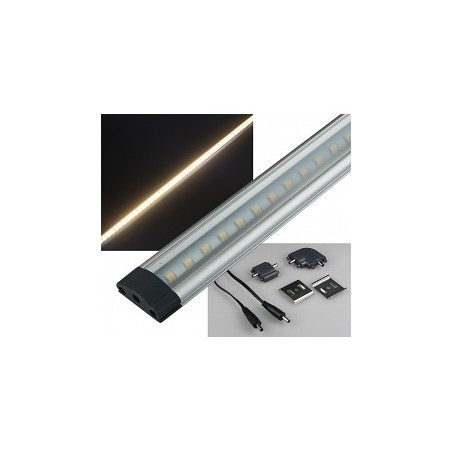 Chilitec LED Aufbau-Unterbau Leuchte "CT-FL80", 80cm, 12V DC, 6W