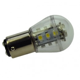 David Com. LED Lampe BAY15d/1157, 1.6W, DC10-30V,15 LED's, dim.