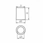 Kanlux E14 Lampen Fassung Halterung "HLDR-E14", max. 60W