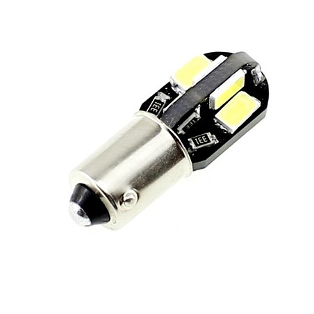 NVLED LED Lampe BA9s T11 T4W, 12V DC, 0.8W, 5 LED