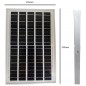 HM LED Solar-Scheinwerfer "AVANT100", 100W, Fernbedienung