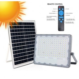 HM LED Solar-Scheinwerfer "AVANT200", 200W, Fernbedienung
