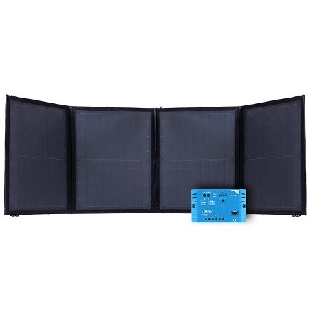 Offgridtec Faltbares Solarmodul "FSP-2-50W", 50Wp, + PWM Regler