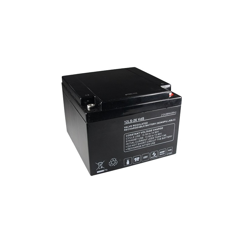 HM Bleiakku "Q-Batteries", 12V, 26Ah