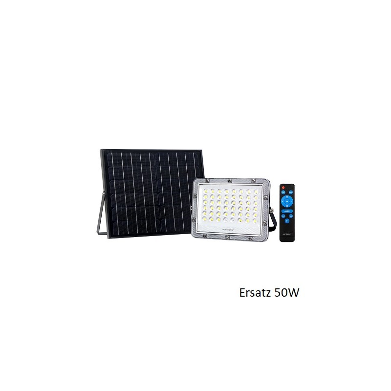 HM LED Solar-Scheinwerfer "HSS50", Ersatz 50W, inkl. FB