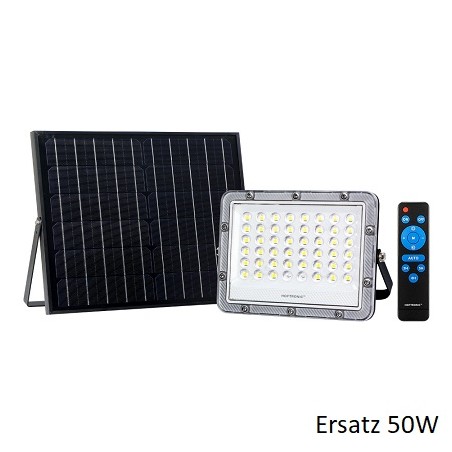 HM LED Solar-Scheinwerfer "HSS50", Ersatz 50W, inkl. FB