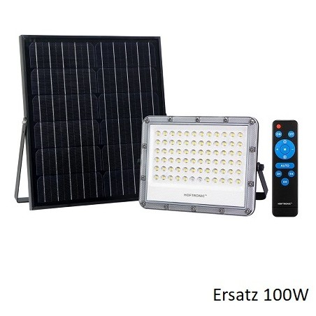 HM LED Solar-Scheinwerfer "HSS100", Ersatz 100W, inkl. FB
