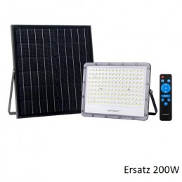 HM LED Solar-Scheinwerfer "HSS200", Ersatz 200W, inkl. FB