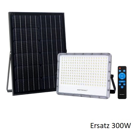 HM LED Solar-Scheinwerfer "HSS300", Ersatz 300W, inkl. FB