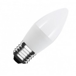 NVLED LED Lampe, Birne "C37", E27, 12V/24V AC/DC, 5W, matt