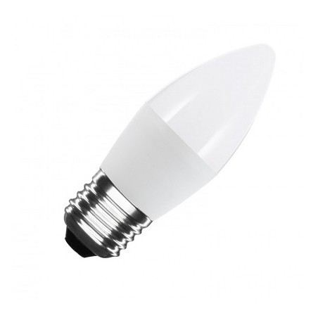 NVLED E27 LED Lampe, Birne "C37", 12V/24V AC/DC, 5W, matt