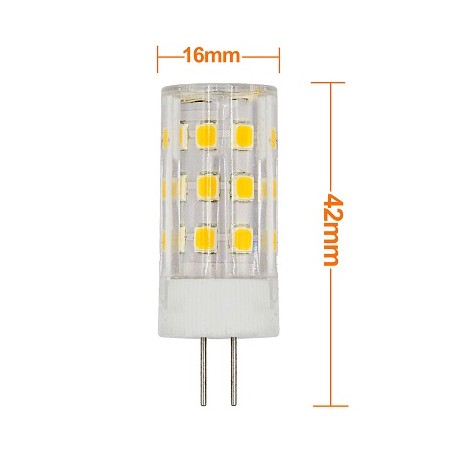 MENGS LED-Stiftsockellampe G4, 12V AC/DC, 3W, 27 LED